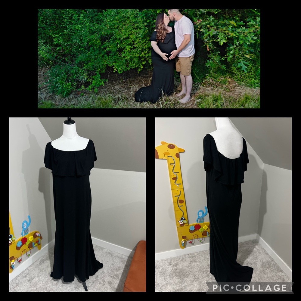 Black Maternity Dress